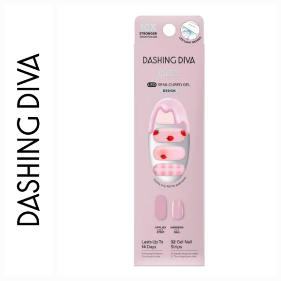 Dashing Diva Glaze Effects Semi-Cured Gel Strips - Picture 1 of 8